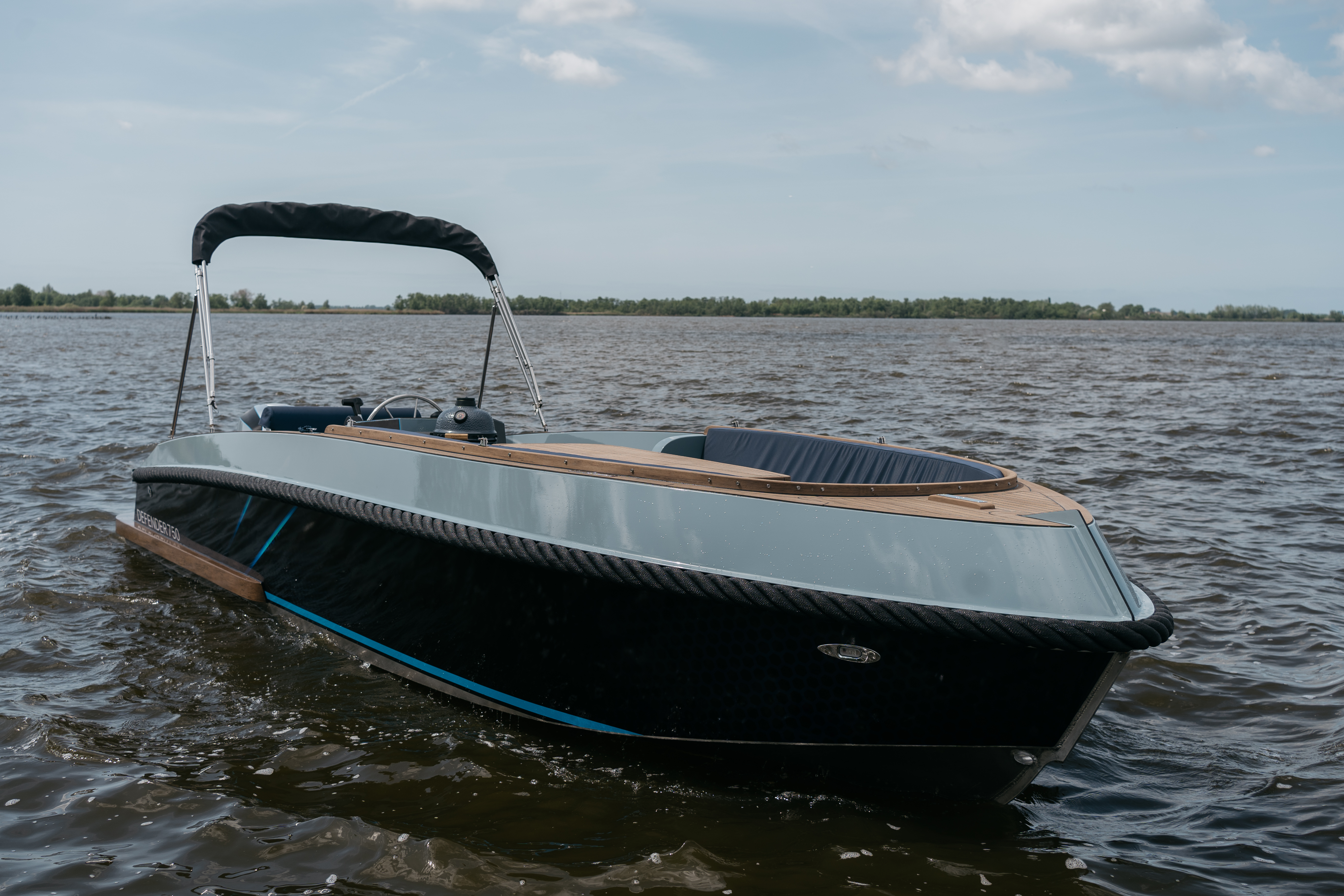 Luxe op maat gemaakte aluminium boot